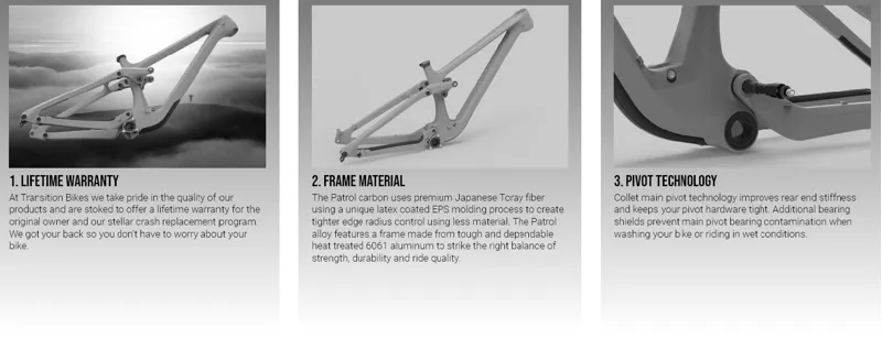 Transition Patrol Alloy MTB GX Complete Bike Raw-2